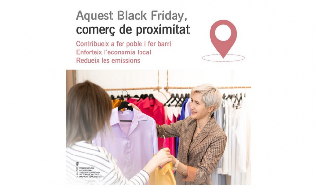 La Dirección General de Comercio anima a la compra de proximidad de cara al Black Friday