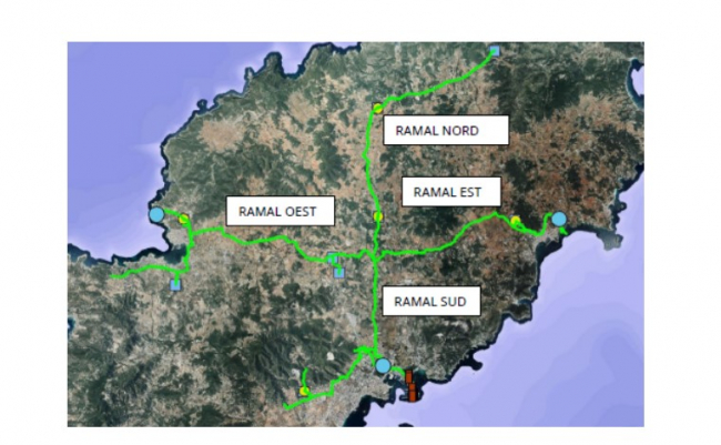 La Agencia balear del agua incrementará en un 60% la capacidad de regulación de la red en alta de Eivissa 