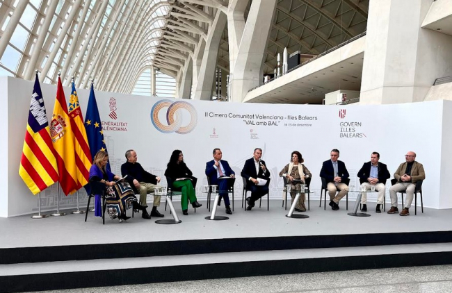 Planas defiende “el empuje y la fortaleza de las empresas tras la pandemia” en la II Cumbre Illes Balears-Comunitat Valenciana