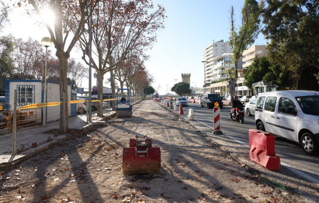 La remodelación del paseo Marítimo de Palma finalizará el 2024