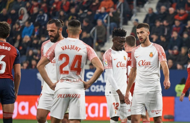 El RCD Mallorca cae por la mínima ante el Osasuna