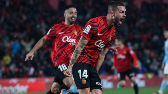 El RCD Mallorca se impone 1-0 al Celta