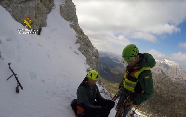 La Guardia Civil ha rescatado a un hombre enriscado en el Puig de Massanella