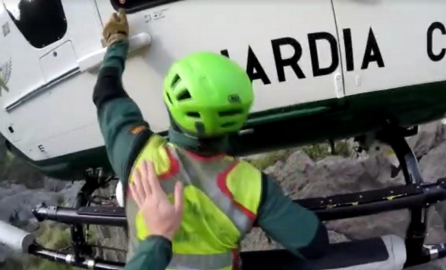 La Guardia Civil rescata a dos senderistas que pasaron la noche a la intemperie