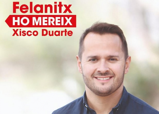 Xisco Duarte comunica su decisión de no recoger su acta de concejal electo, aunque continuará como secretario general de la Agrupación Socialista de Felanitx
