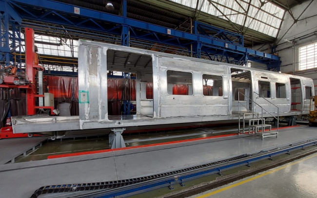 Los nuevos trenes de SFM ya han iniciado el proceso de fabricación en las instalaciones de CAF en Zaragoza 