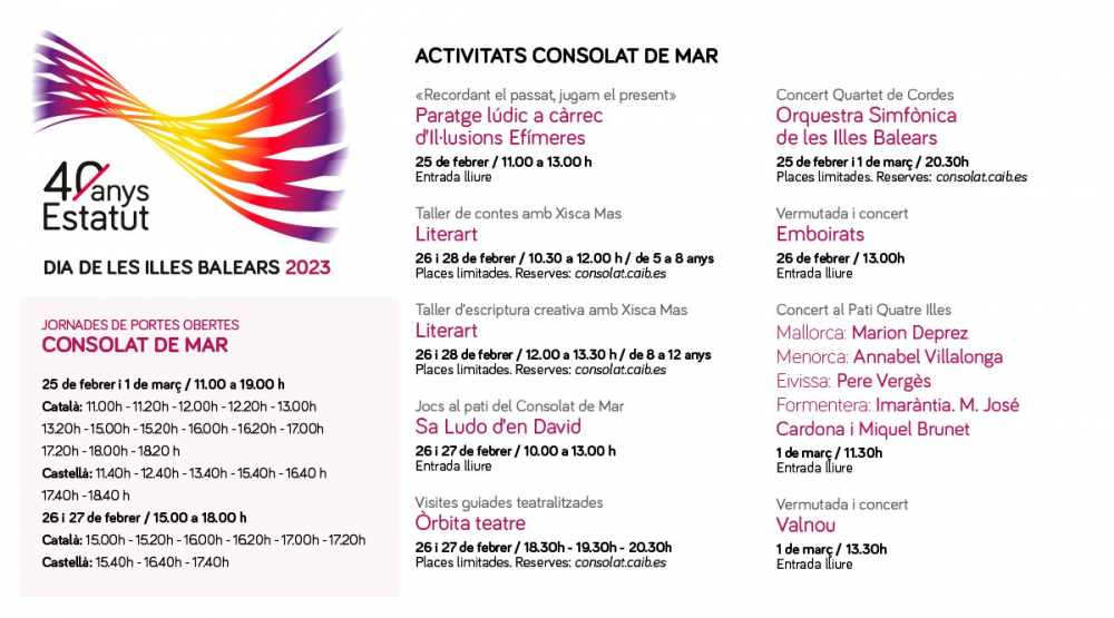Presentan las actividades del Día de las Illes Balears 
