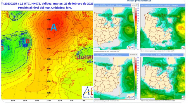 Aviso rojo en Baleares por nieve en cotas muy bajas