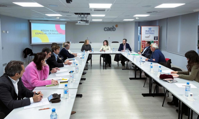 CAEB pide al Govern que el REB fiscal tenga carácter “permanente” y acabe con los límites que marca la ‘regla de mínimis’