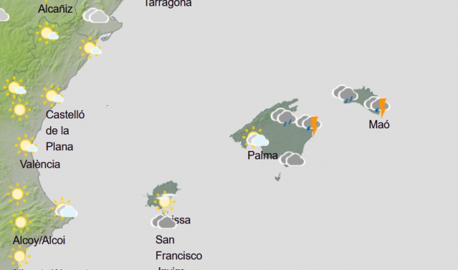 Chubascos y fuerte marejada hoy jueves en las islas