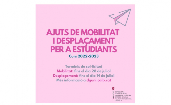 Se incrementan las ayudas de movilidad y desplazamiento para estudiantes