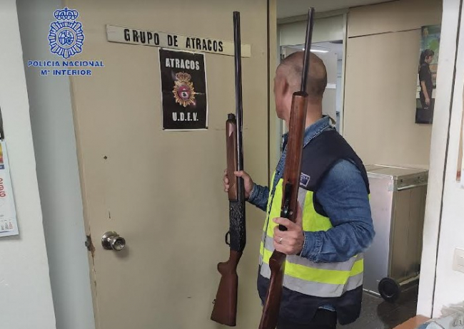La Policía Nacional de Palma detiene a un hombre por efectuar disparos con una escopeta