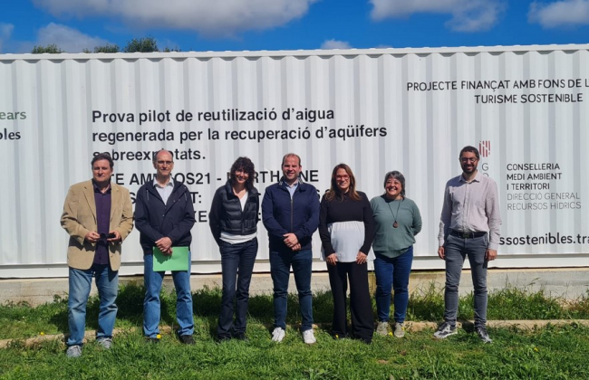 La prueba piloto de recuperación de acuíferos mediante infiltración de aguas regeneradas da unos resultados preliminares 'esperanzadores'