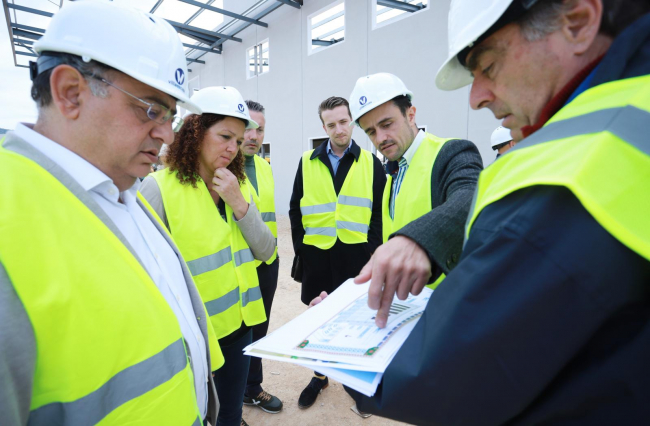 Consell supervisa el avance de las obras de construcción de la quinta estación de ITV en Son Bugadelles