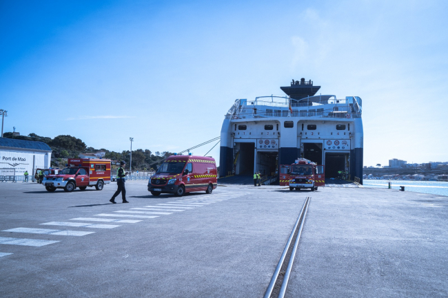 Trasmed realiza un simulacro de atentado terrorista con explosión de un coche bomba y heridos
