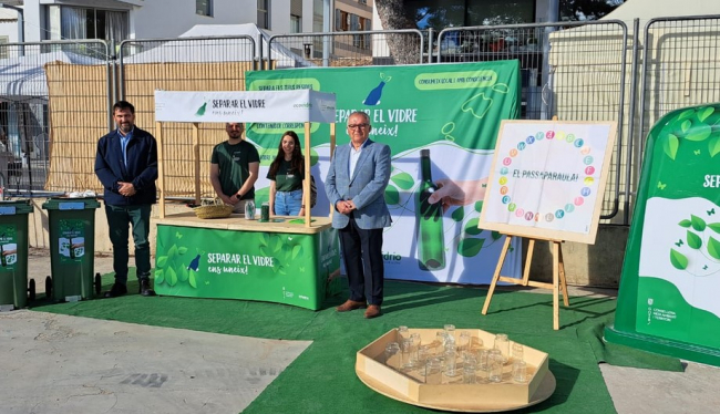 Medio Ambiente y Ecovidrio lanzan una nueva edición de la campaña ‘Separar vidre ens uneix’ para fomentar su reciclaje en las ferias
