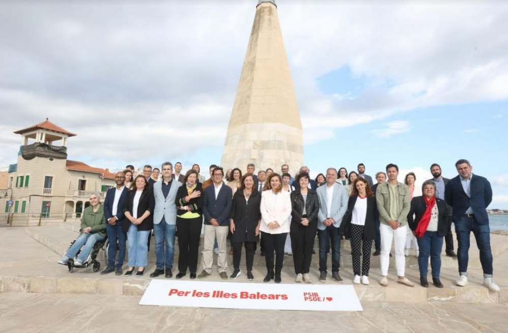 Armengol presenta las candidaturas de Mallorca, Menorca, Ibiza y Formentera al Parlament