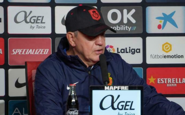 Javier Aguirre: “Ante el Getafe será un partido muy físico y muy fuerte”