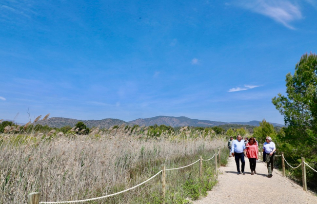 La presidenta Armengol visita el solar donde se construirán 87 viviendas de protección oficial privadas