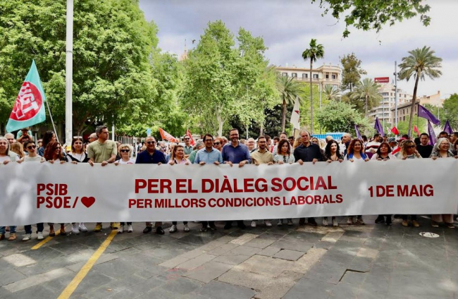 El PSIB-PSOE se reivindica como el partido 'de los derechos laborales' y se compromete a que cualquier acuerdo social comporte mejoras para los trabajadores y trabajadoras