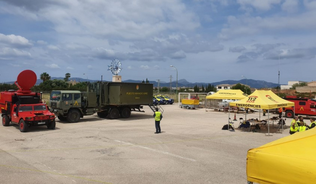 Emergencias organiza un simulacro de incendio forestal