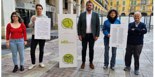 Ochenta independentistas firman un manifiesto pidiendo el voto por MÉS per Mallorca