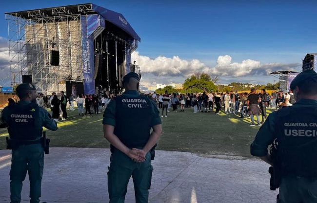 La Guardia Civil ha reforzado la seguridad durante el fin de semana en el Mallorca Live Festival
