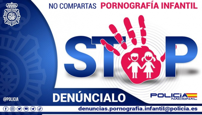 La Policía Nacional de Palma detiene a un hombre por tenencia y distribución de material audiovisual con contenido pedófilo