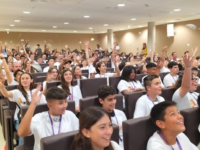 Éxito de participación en el Encuentro de alumnado promotor de la convivencia en Ibiza 