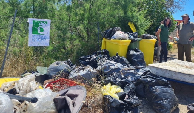 Eliminados 830 kilos de residuos del área Biológica Crítica de Magaluf