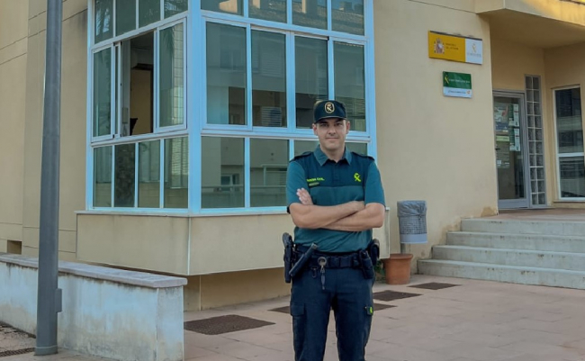 Un guardia civil libre de servicio salva la vida de un vecino de Inca