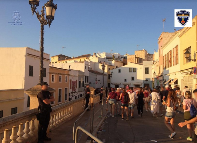 La Policía Nacional detiene a diez personas a lo largo del “dispositivo especial” de seguridad de Sant Joan 2023