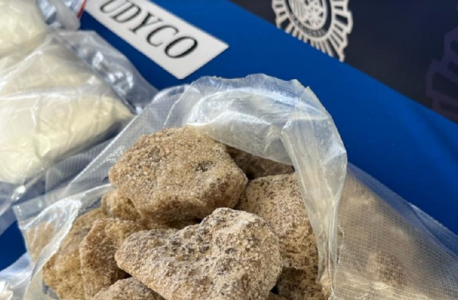 Intervenidos 15 kilos de cocaína, 2,5 de ketamina y 2 kilos de cristal en Ibiza