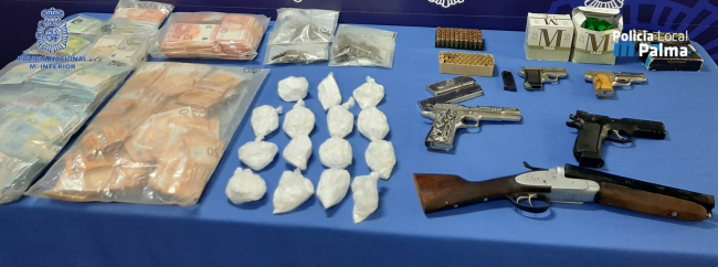 La Policía Nacional detiene a 19 personas por tráfico de drogas y tenencia ilícita de armas