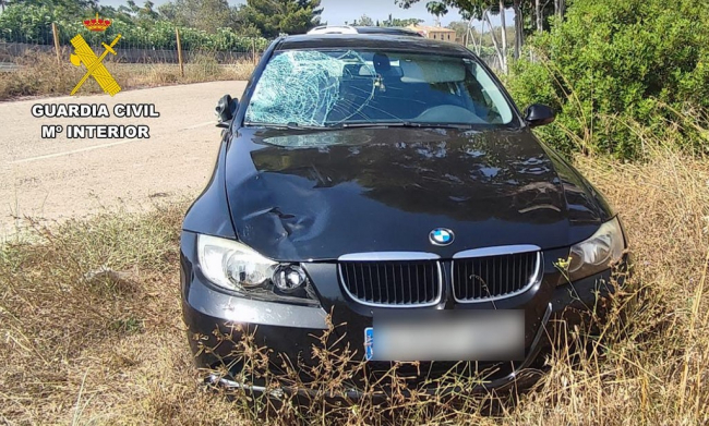 La Guardia Civil ha detenido al conductor del vehículo responsable del atropello
mortal en la Vía de Cintura de Palma y a un acompañante