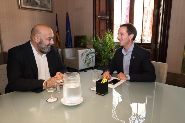 El presidente Galmés recibe en audiencia al alcalde de Palma