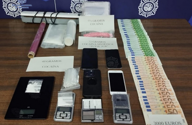 Interceptado en un control con su vehículo, con cerca de un kilo de cocaína