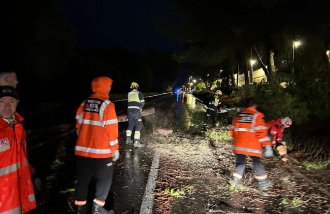 La tormenta deja una docena de incidencias en Marratxí sin daños personales