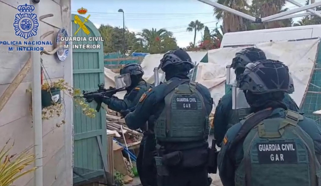 La Guardia Civil desmantela una
organización criminal dedicada al tráfico de drogas