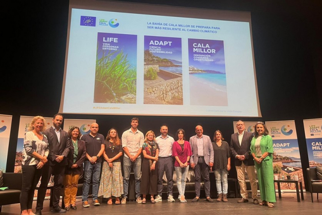 La bahía de Cala Millor se convierte en el escenario de una prueba piloto de adaptación al cambio climático