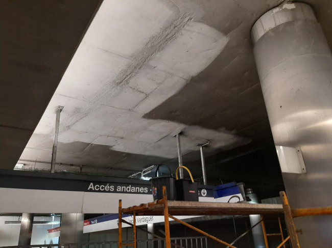 SFM inicia una actuación de limpieza integral en la estación de Jacint Verdaguer