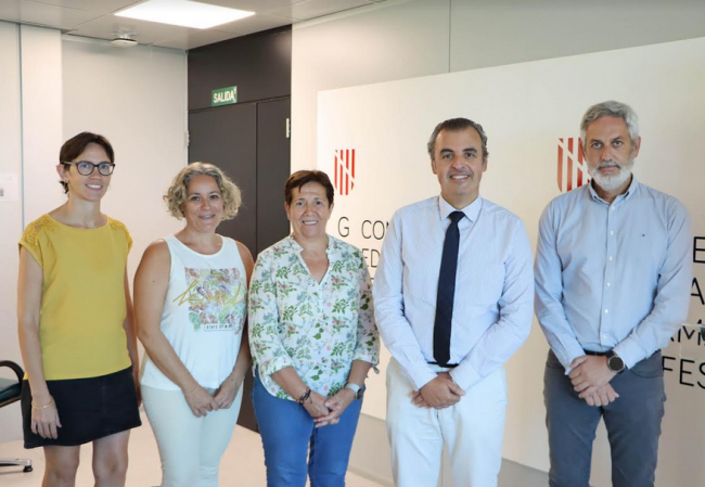 El Ayuntamiento de Santanyí y la Conselleria de Educación
se reúnen para impulsar la reforma del
CEIP Virgen de Consolación