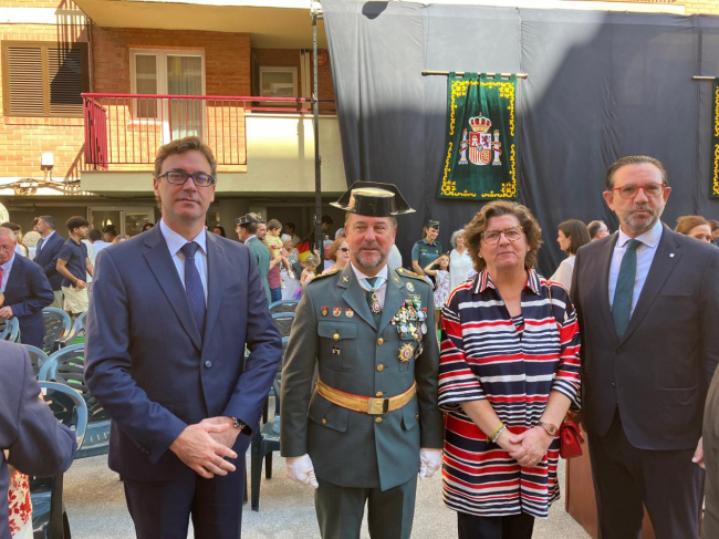 El vicepresidente, Antoni Costa, asiste a los actos de homenaje a la patrona de la Guardia Civil