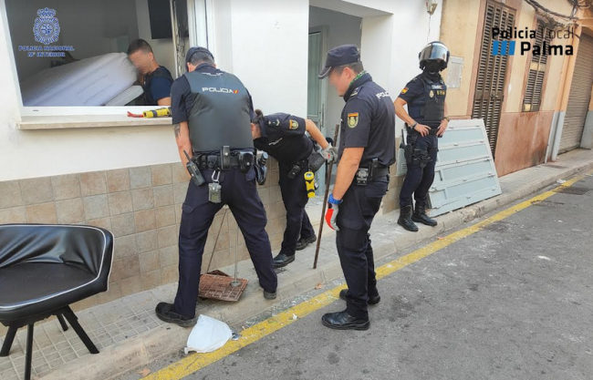 La Policía Nacional de Palma detiene a 7 personas por tráfico de drogas 