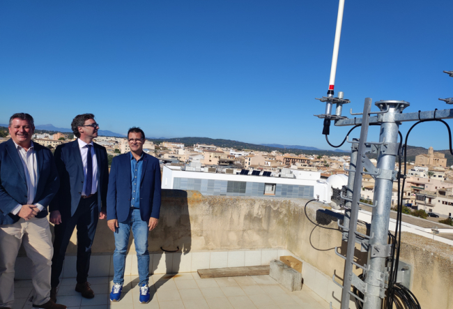 Inauguran una nueva antena de comunicaciones en Llucmajor