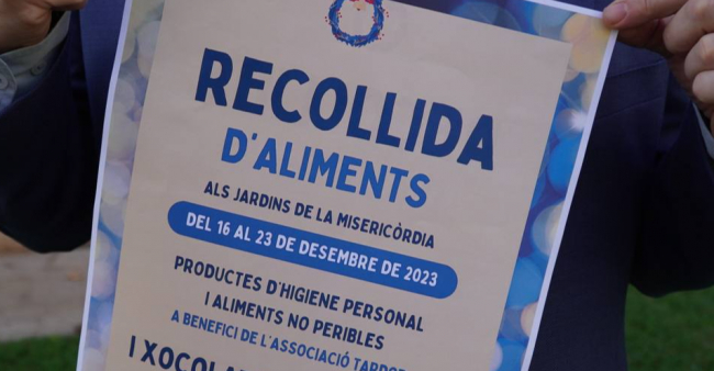 El Consell de Mallorca anima a los mallorquines a participar en la recogida de alimentos que se lleva a cabo del 16 al 23 de diciembre en la Misericòrdia