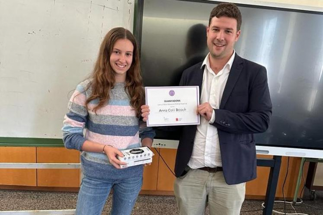 Una alumna del IES Biel Martín de Ferreries gana el concurso «Mujeres referentes STEM» de la Fundación Bit