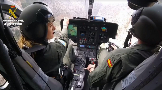 La Guardia Civil coordina la búsqueda del menor desaparecido, que fue localizado ayer
tarde