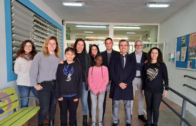 El conseller sigue con sus visitas a los centros educativos de la isla de Eivissa
