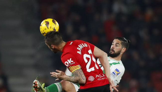 Derrota del RCD Mallorca por la mínima ante el Real Betis